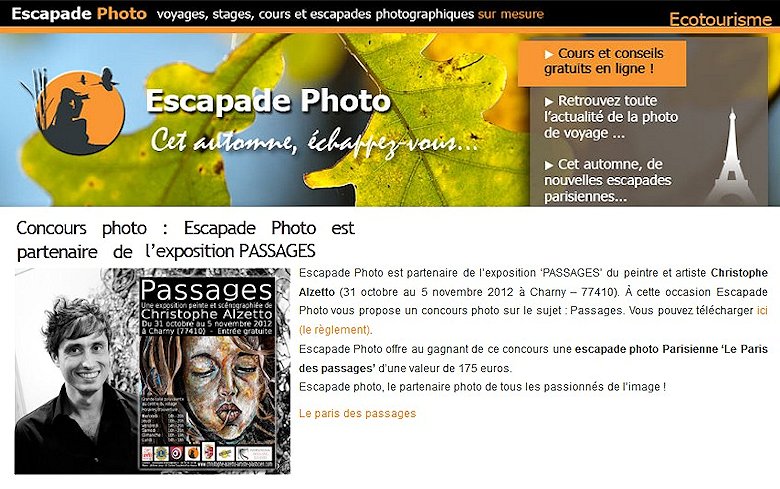 Concours Escapade Photo